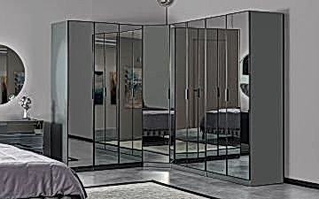 Yaren Köşe Gardırop Antrasit