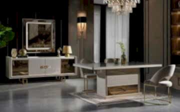 Clive Yemek Odası Takımı (Gold)