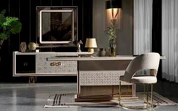 Clive Yemek Odası Takımı (Gold)