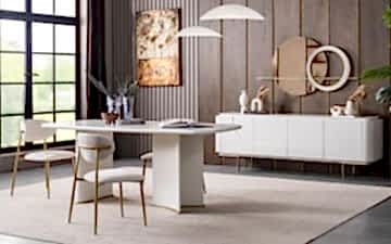 Marble Yemek Odası Takımı