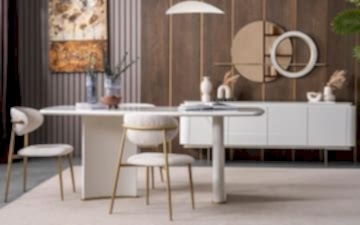 Marble Yemek Odası Takımı