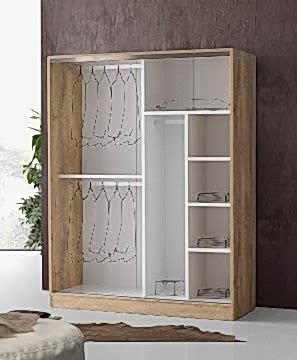 House Beyaz Gardırop 180 cm