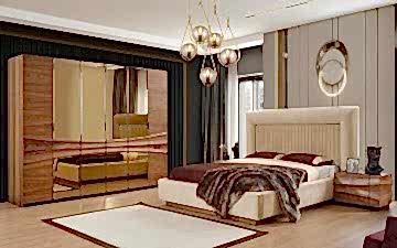 Point Yatak Odası Takımı - Ceviz (Seri Sonu)