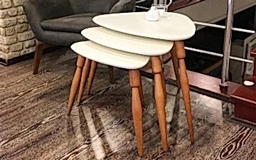 Ege Zigon Sehpa - Ekru