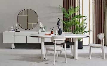 Hemnes Premium Yemek Odası Takımı