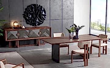 Avion Yemek Odası Takımı (Ceviz)