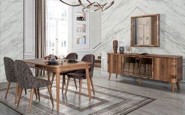 Wooden Yemek Odası Takımı (Seri Sonu)