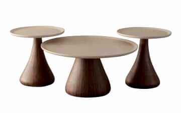 Carloc Sehpa Seti (Koyu Meşe)