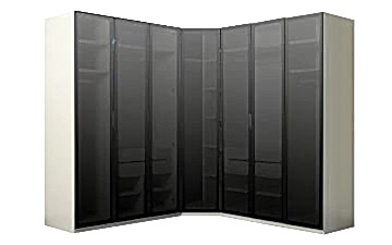 Nura Köşe Dolap (Cam Kapak)