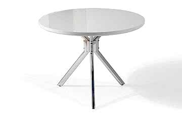 Dolunay Yuvarlak Masa (Beyaz)